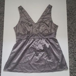 Gray New York and Company Top Size 8